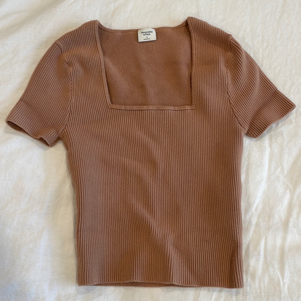 Abercrombie ribbed knit top